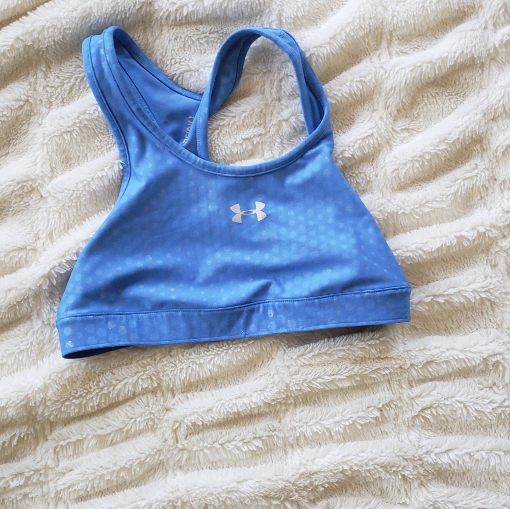 Sports Bra XS under Armour blue reverseable see photo of wear